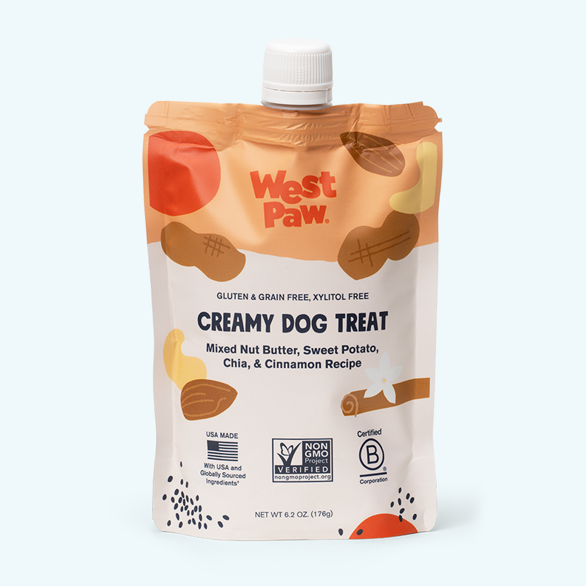 West Paw Nut Butter, Sweet Potato, and Chia Seed
